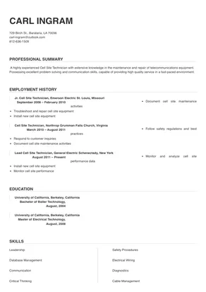 cell site technician