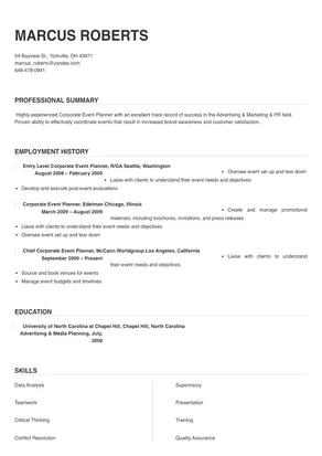 corporate event planner