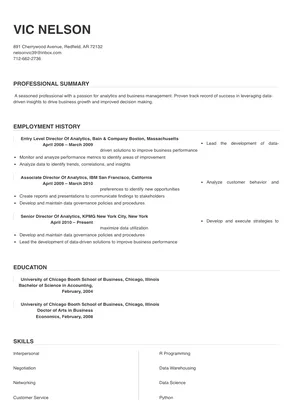 director of analytics
