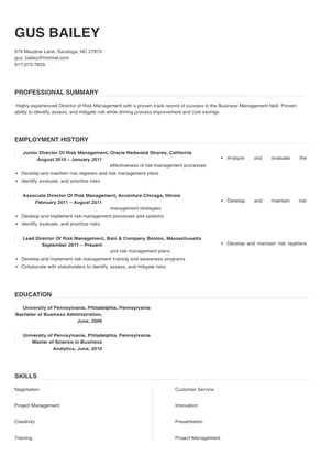 director of risk management