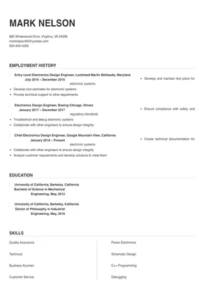 electronics design engineer