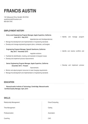 engineering program manager