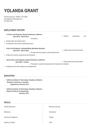 entry level engineer