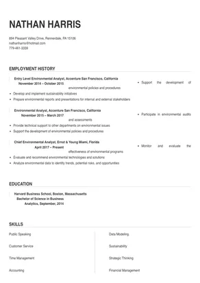 environmental analyst