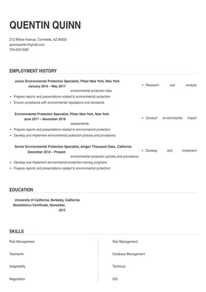 environmental protection specialist