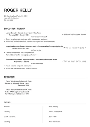 executive steward