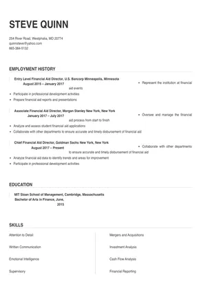 financial aid director