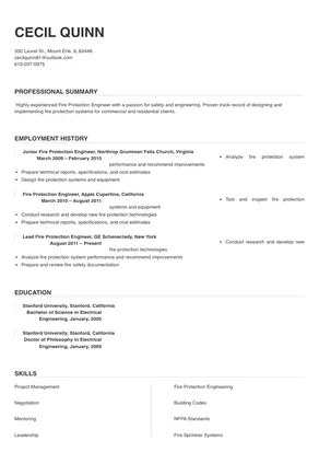 fire protection engineer