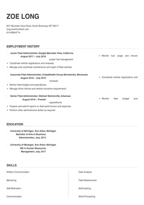 fleet administrator
