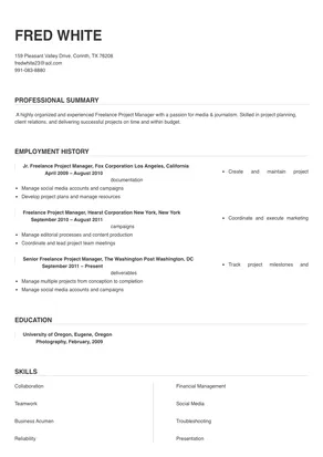 freelance project manager