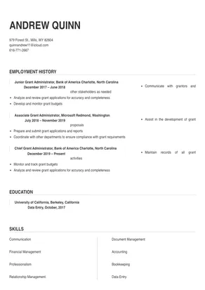 grant administrator
