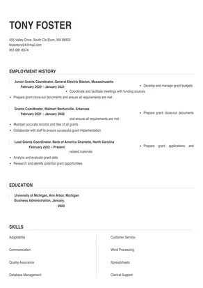 grants coordinator