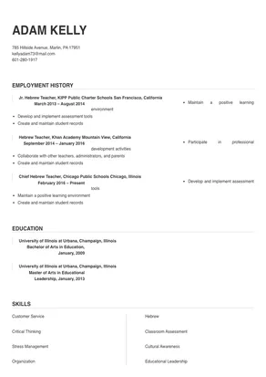 hebrew teacher