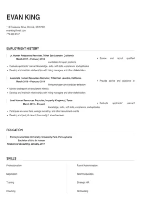 human resources recruiter