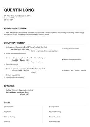investment accountant