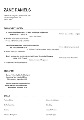 it administrative assistant