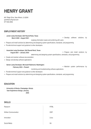 lamp developer