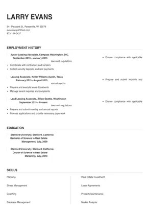 leasing associate
