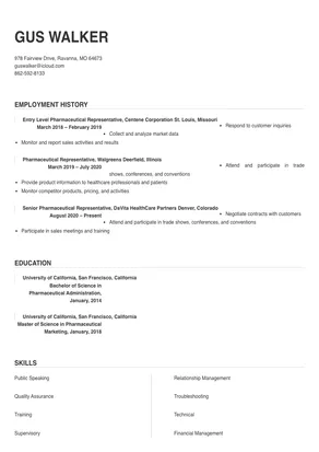 pharmaceutical representative