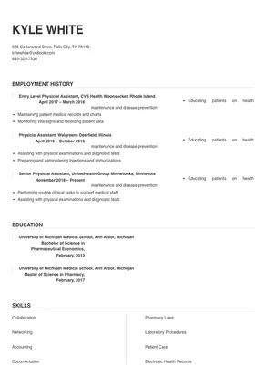 physicial assistant