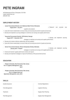 procurement director