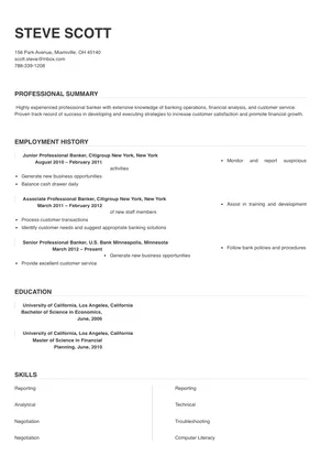 professional banker