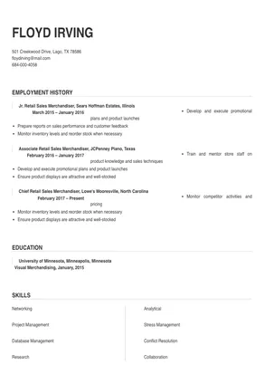 retail sales merchandiser