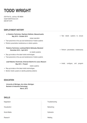 robotics technician
