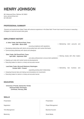sales trader