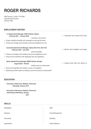 special event manager