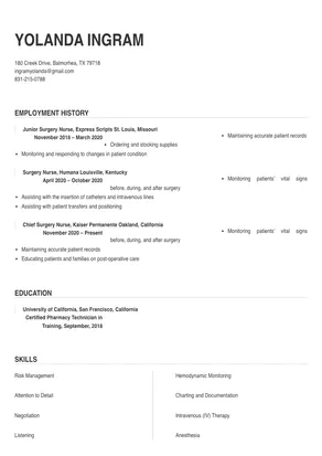 surgery nurse
