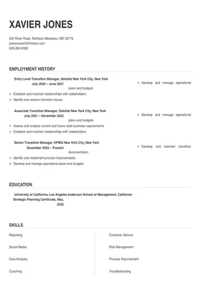 transition manager
