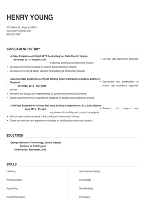 user experience architect