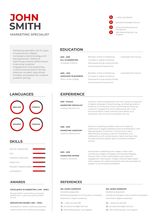 Marketing-specialist-resume