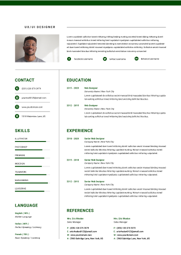 Contemporary-resume