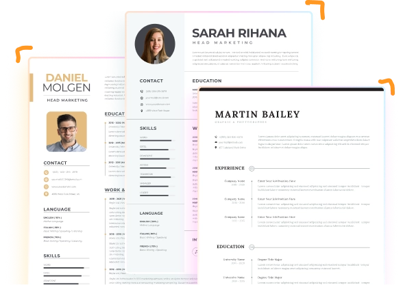 Resume templates preview