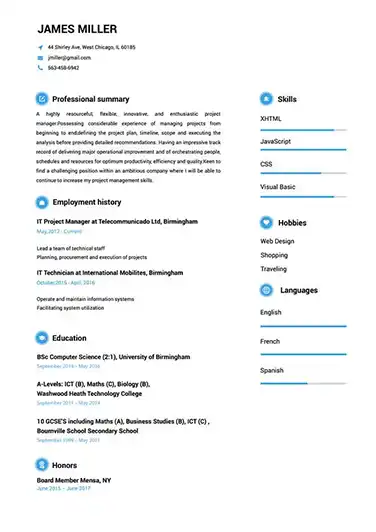 Cool Resume Template