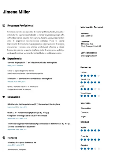 Creativo Resume Template