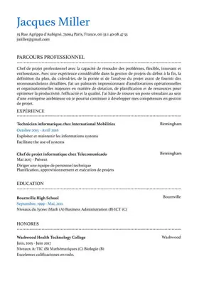 cv-d'étudiant-universitaire