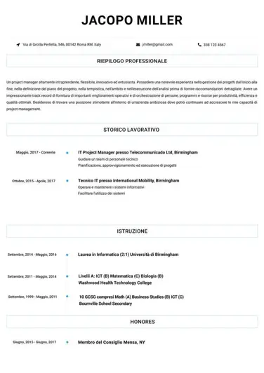 Contemporaneo Resume Template