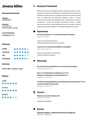 Fresco Resume Template