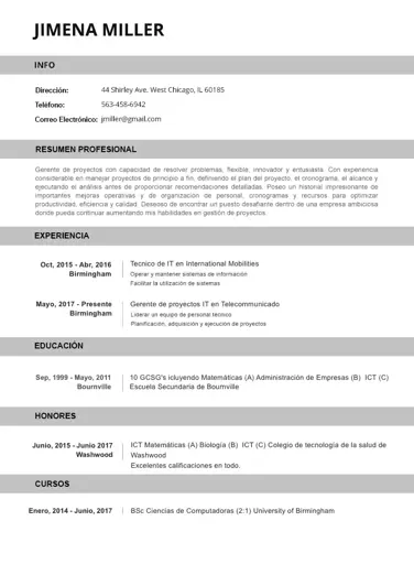 Elegante Resume Template