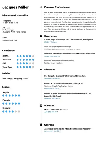 Frais Resume Template