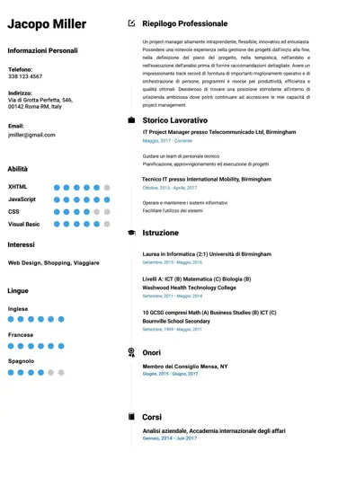 Fresco Resume Template